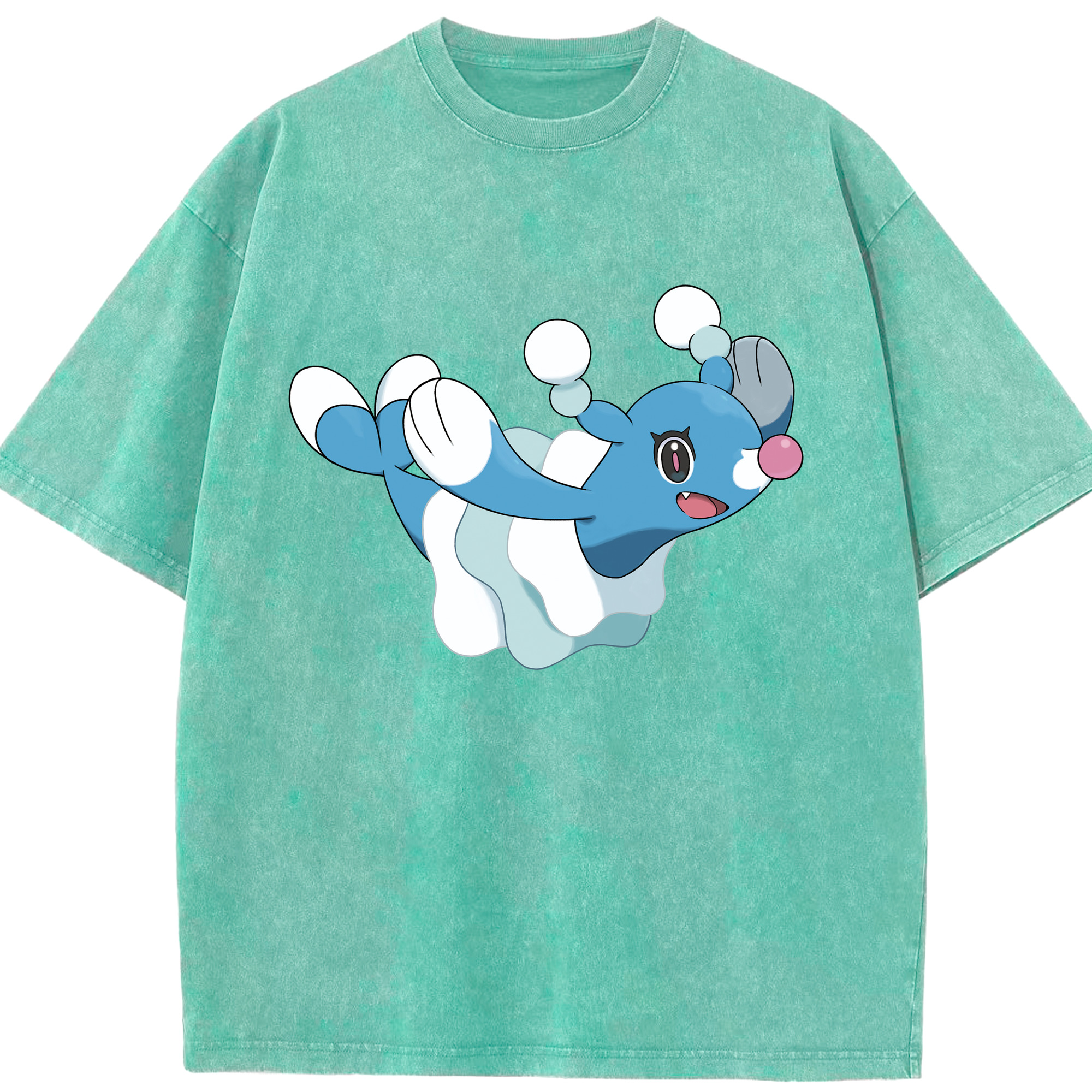 （画像用） ポケットモンスター Pokémon 綿100% ヴィンテージ風 半袖Tシャツ（フロントプリント）